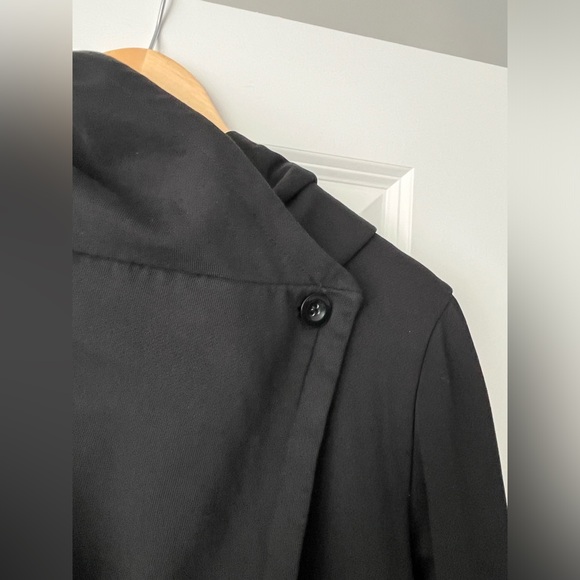 ALL SAINTS Navarre Oversized Jacket Sweatshirt Black - Picture 16 of 16